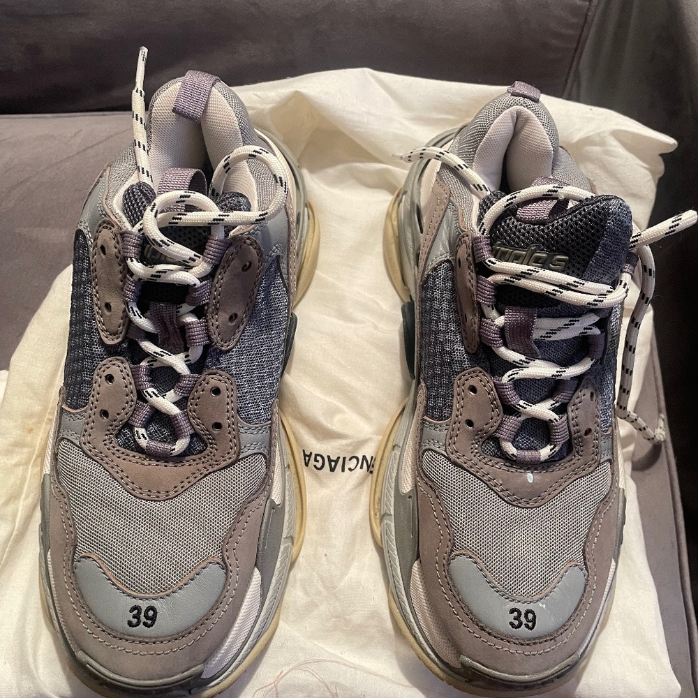 Balenciaga Triple S Grey Sneakers